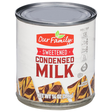 Our Family Sweetened Condensed Milk (14 oz) - Papaya Express