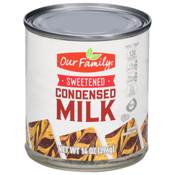 Our Family Sweetened Condensed Milk (14 oz) - Papaya Express