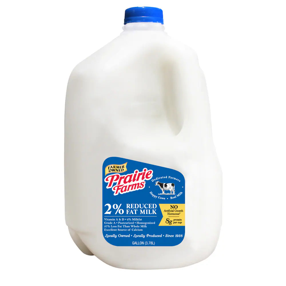 Prairie Farms 2% Reduced Fat Milk (1 gal) - Papaya Express
