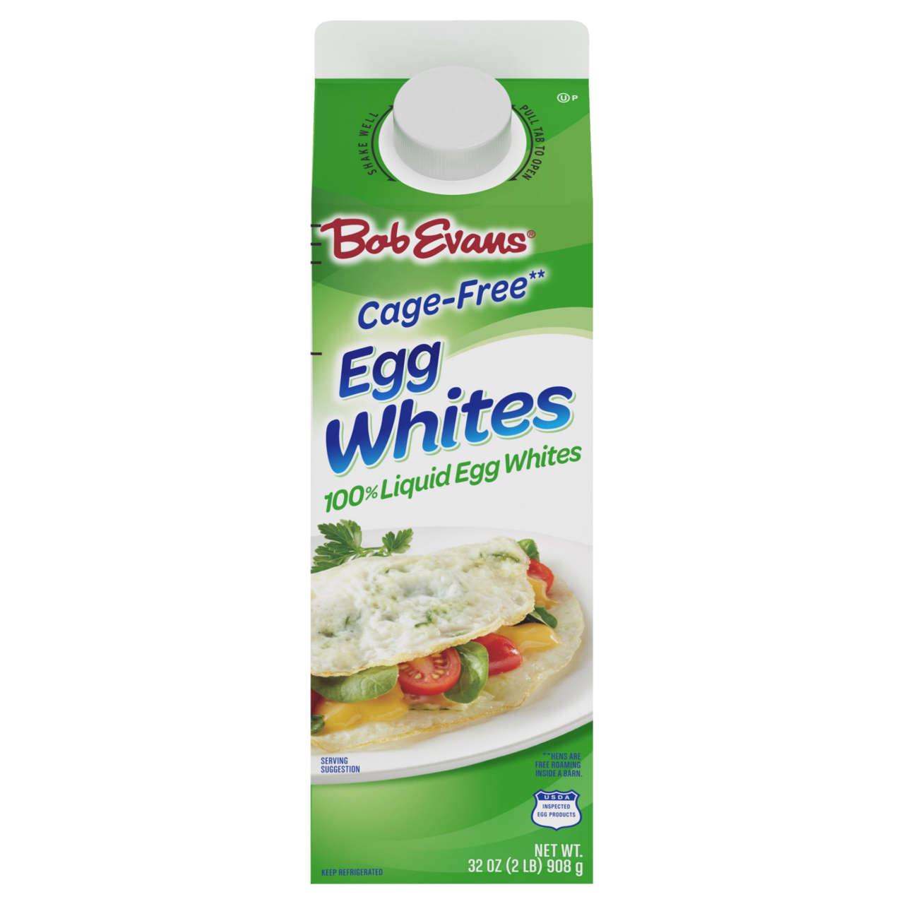 Bob Evans Cage-Free 100% Liquid Egg Whites (32 Oz) - Papaya Express