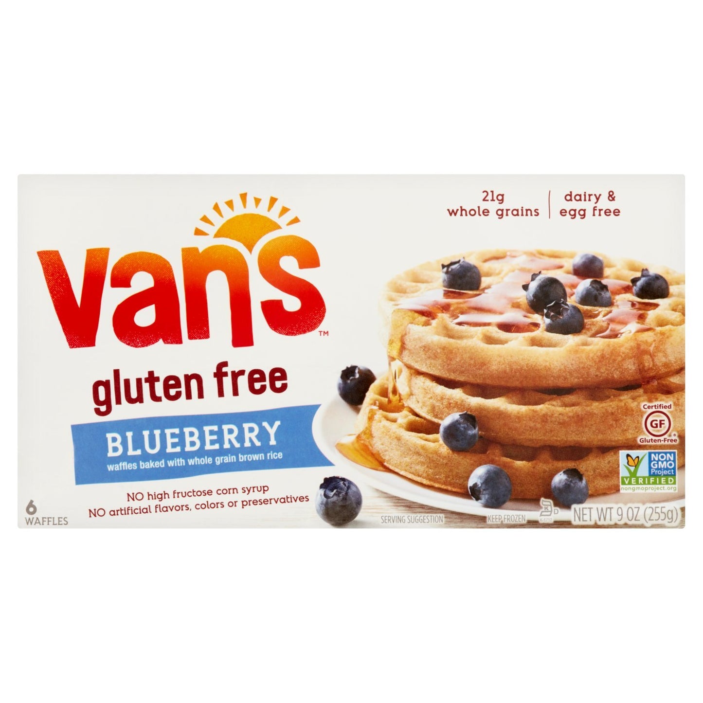Vans Blueberry Waffles (9oz)(6CT)