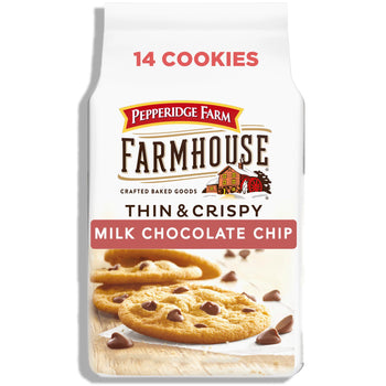 Pepperidge Farm Thin & Crispy Milk Chocolate Chip Cookies (14CT) - Papaya Express