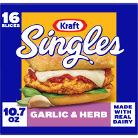 Kraft Singles Garlic & Herbs (16CT) - Papaya Express