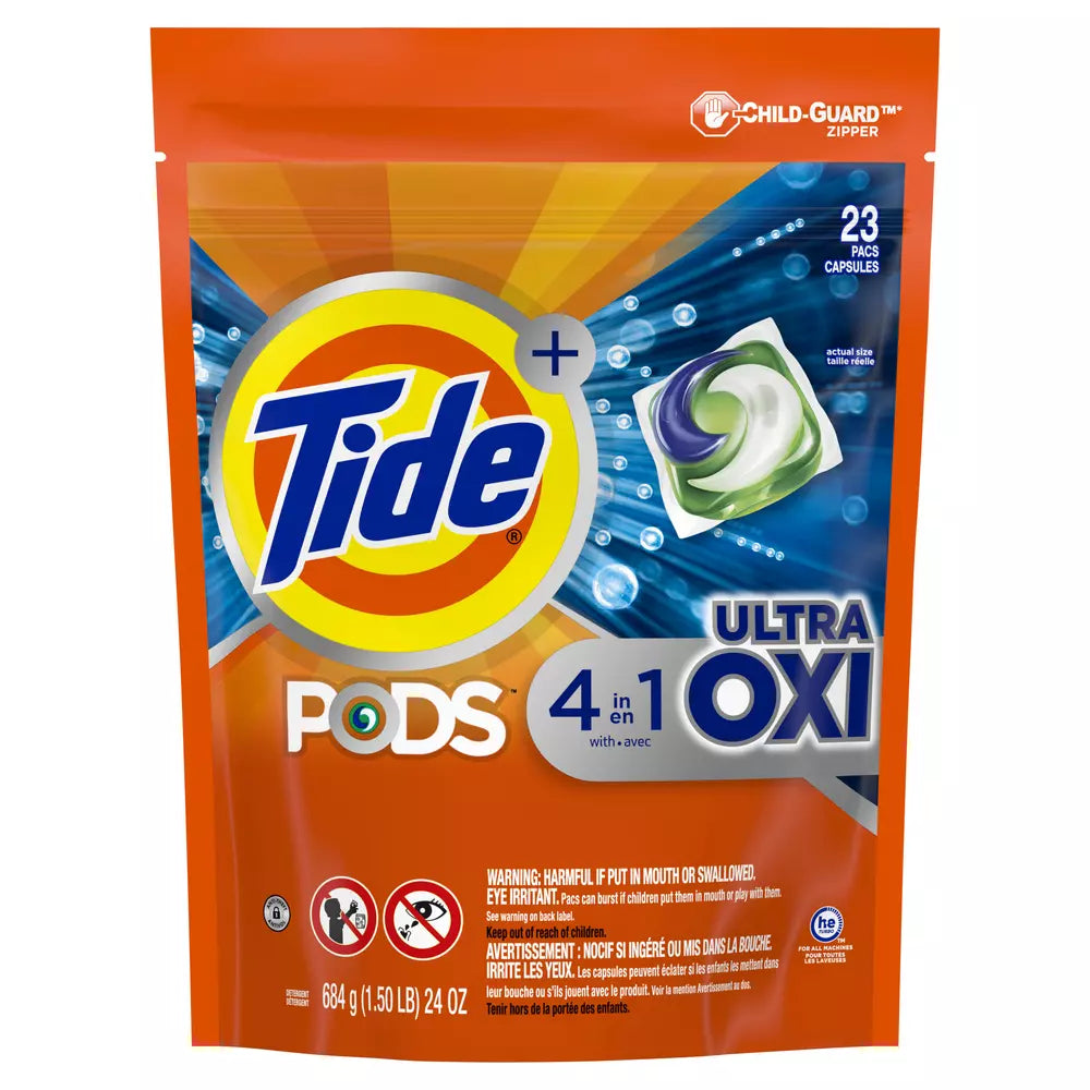 Tide Pods Ultra Oxi Laundry Detergent Pods (23 CT)