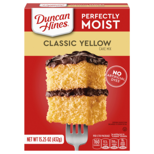 Duncan Hines Classic Yellow Cake Mix (432G)