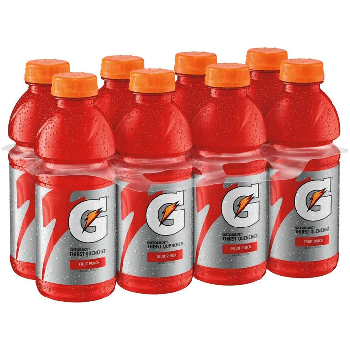 Gatorade Red Fruit Punch Bottles (8 pk)