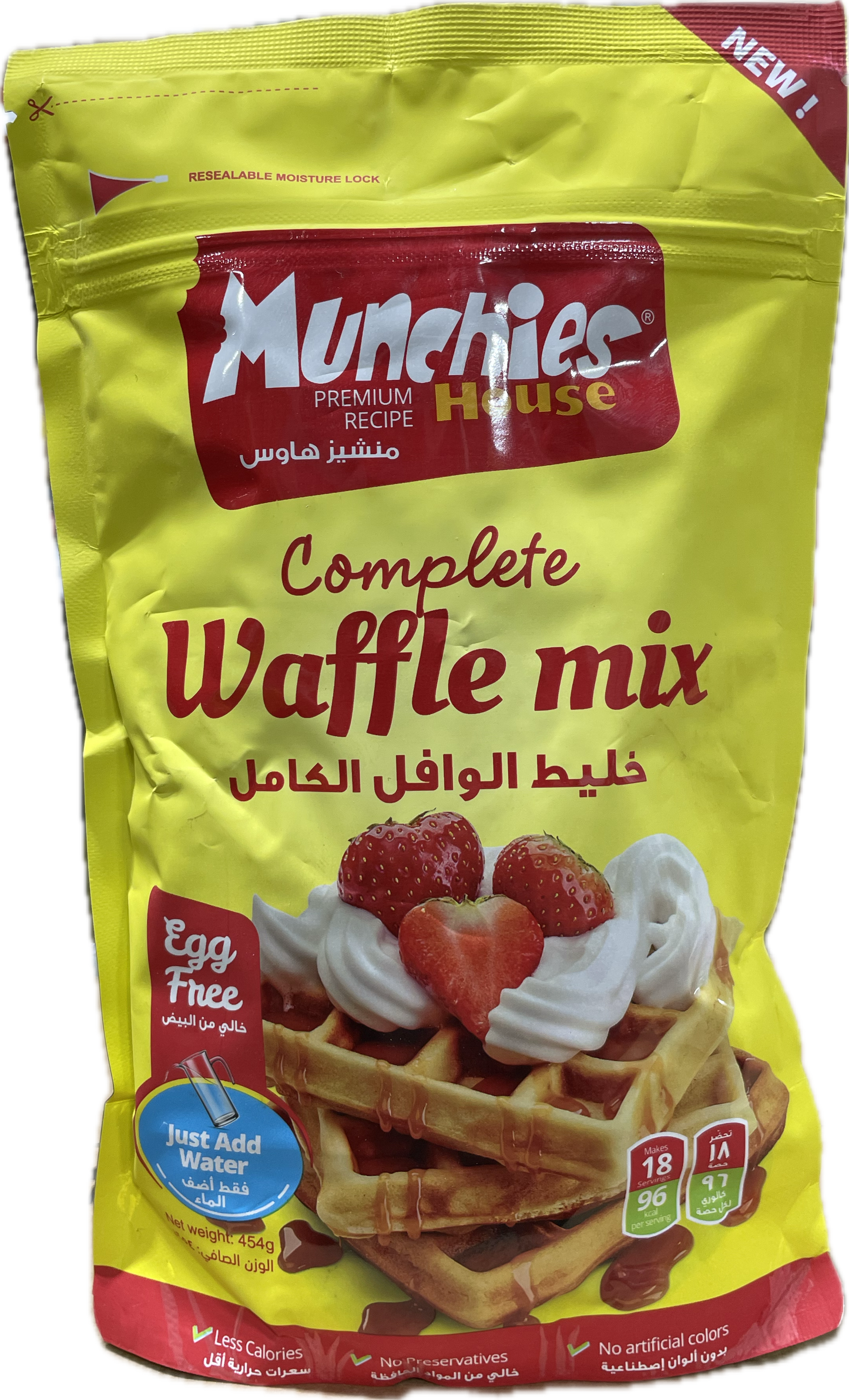 Munchies Waffle Completed Mix Bag (16 OZ)