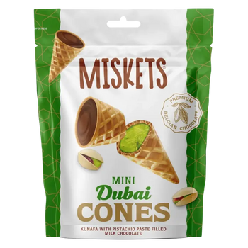 Miskets Mini Dubai Chocolate Cones (80g) - Papaya Express