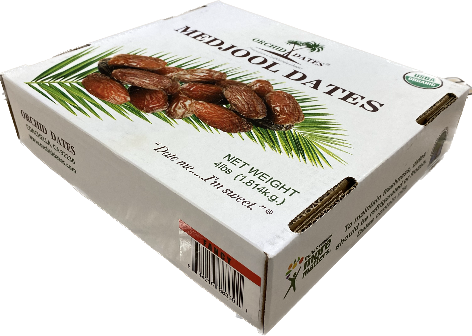 ORCHID DATES FANCY MEDJOOL DATES ORGANIC 4LB - Papaya Express