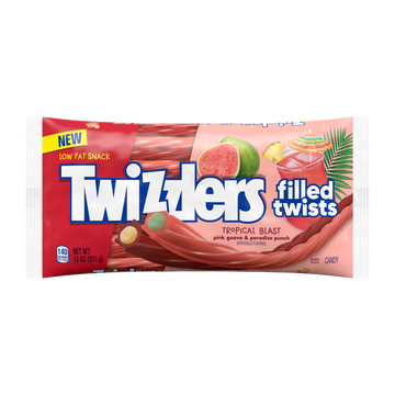 Twizzlers Filled Twists Tropical Blast Flavored 7oz - Papaya Express