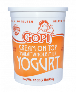 Gopi Cooking Whole Milk Cream On Top Yogurt (32 oz) - Papaya Express