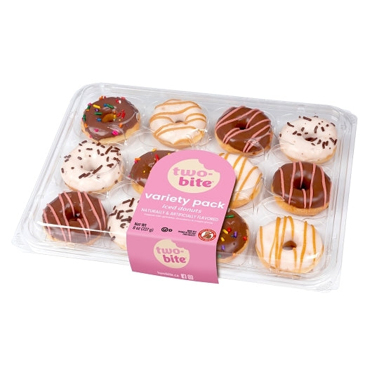 Two Bite Iced Donuts Pack (8 OZ)