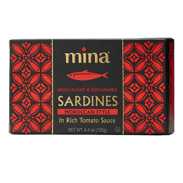 Mina Sardines Moroccan Style In Rich Tomato Sauce (125g) - Papaya Express