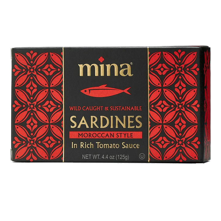 Mina Sardines Moroccan Style In Rich Tomato Sauce (125g) - Papaya Express