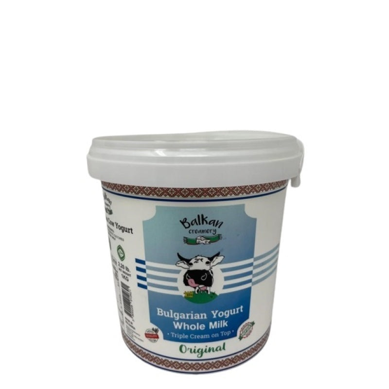 Balkan Creamery Bulgarian Yogurt Whole Milk (1 Kg) - Papaya Express