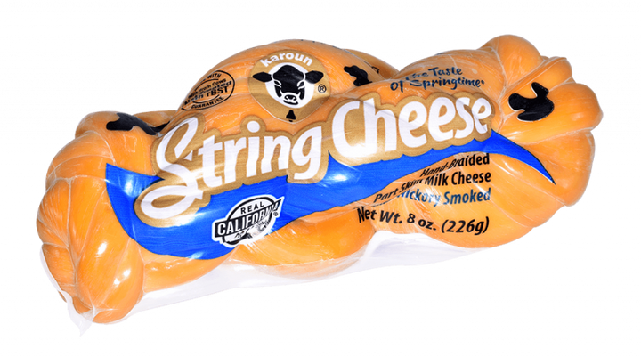 Karoun String Cheese Natural Hickory Smoked (226 g) - Papaya Express