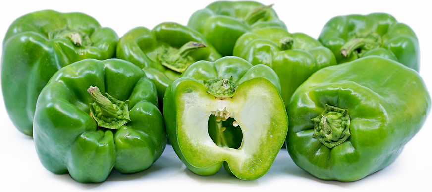 Bell Pepper Green ( By Each ) - Papaya Express