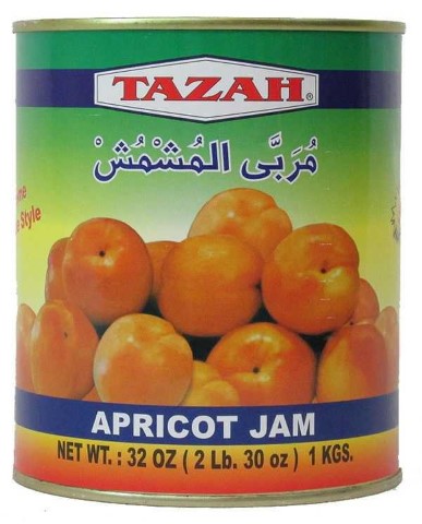 TAZAH APRICOT JAM-TIN (1KG) - Papaya Express