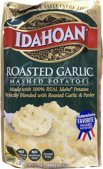 IDAHOAN ROAST GARLIC MASHED POTATOES (4OZ) - Papaya Express