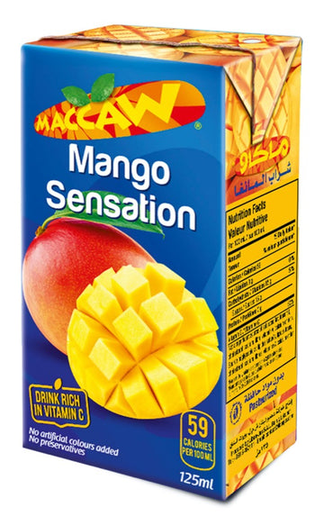 Maccaw Mango Juice Carton (1 Liter) - Papaya Express