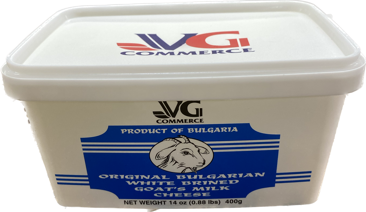 VG BULGARIAN GOAT MILK CHEESE PLASTIC CONTAINER (400G) - Papaya Express