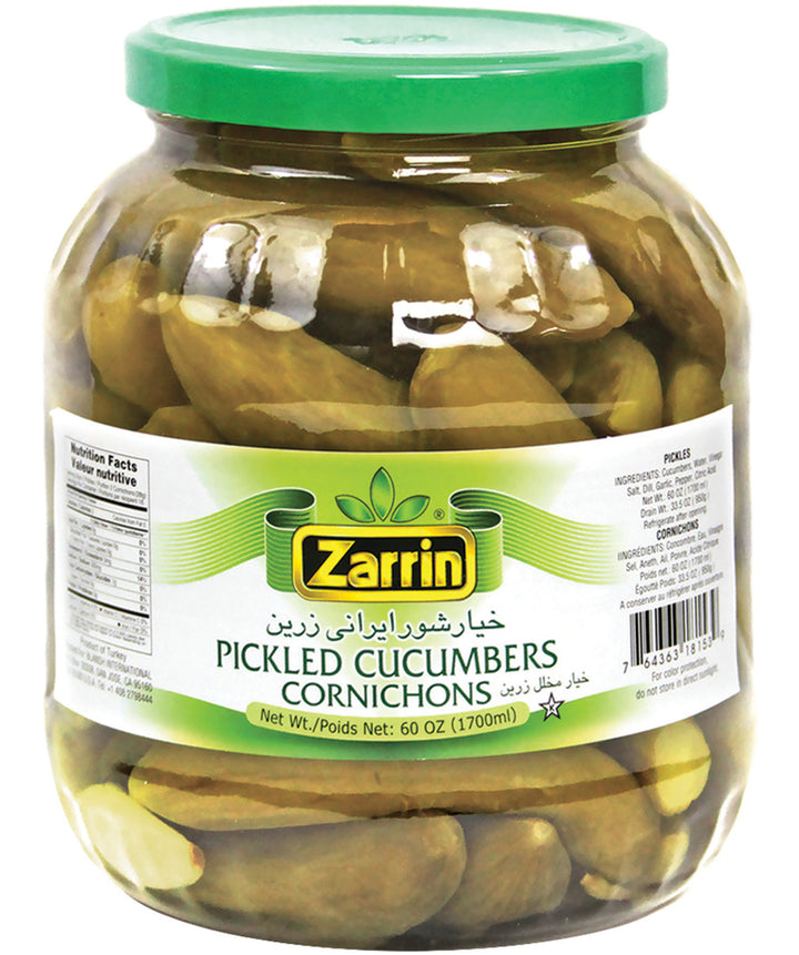 Zarrin Cucumber Pickles Glass (900g)