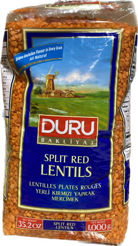 DURU RED LENTIL(1000G)35.2oz - Papaya Express