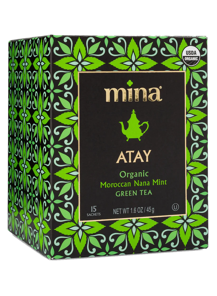 Mina Atay Organic Moroccan Nana Mint Green Tea (45 g) - Papaya Express