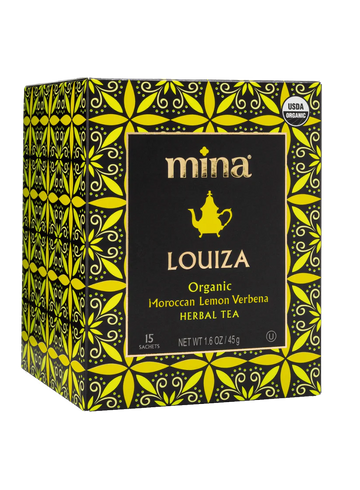 Mina Louiza Organic Moroccan Lemon Verbena Herbal Tea (45 g) - Papaya Express