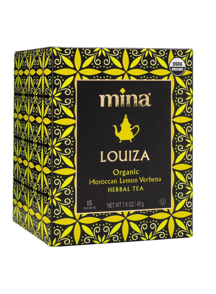 Mina Louiza Organic Moroccan Lemon Verbena Herbal Tea (45 g) - Papaya Express