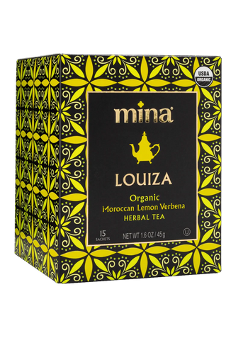 Mina Louiza Organic Moroccan Lemon Verbena Herbal Tea (45 g) - Papaya Express