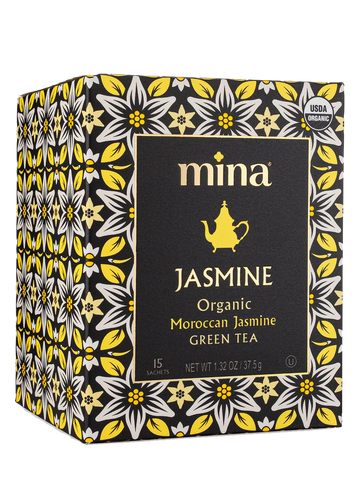 Mina Jasmine Organic Moroccan Jasmine Green Tea (45 g) - Papaya Express