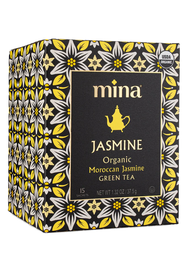 Mina Jasmine Organic Moroccan Jasmine Green Tea (45 g) - Papaya Express