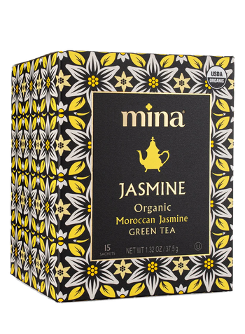 Mina Jasmine Organic Moroccan Jasmine Green Tea (45 g) - Papaya Express