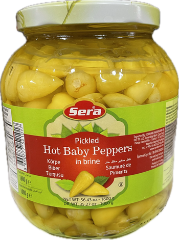 SERA PICKLED HOT BABY PEPPERS - Papaya Express