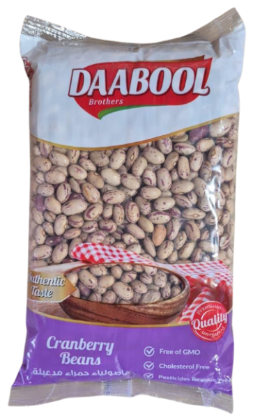 DAABOUL CRANBERRY BEANS (900G) - Papaya Express
