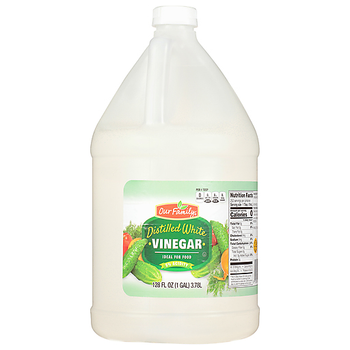 Our Family Distilled White Vinegar (128 oz) - Papaya Express