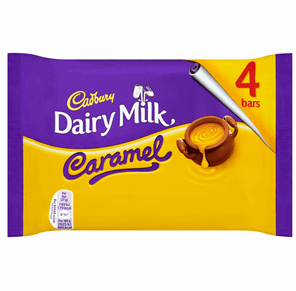 CADBURY DAIRY MILK CARAMEL (4 PK) - Papaya Express