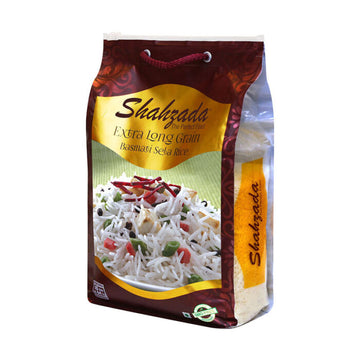 Shahzada Extra Long Grain Basmati Sela Rice (10 lb.) - Papaya Express