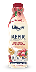 Lifeway Lowfat Cranberry Crème Brûlée Kefir (32 OZ) - Papaya Express