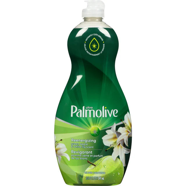 Palmolive Dish Liquid Ultra Green Apple & White Lily(20oz) - Papaya Express