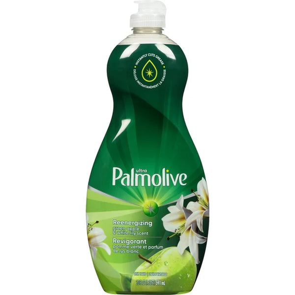 Palmolive Dish Liquid Ultra Green Apple & White Lily(20oz) - Papaya Express