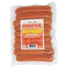 Merve Beef Franks (16 oz)