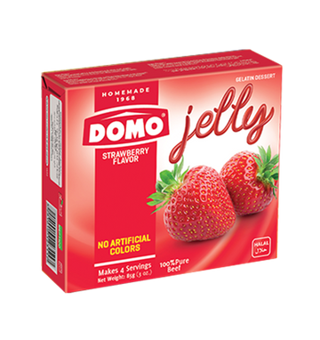 Domo Jelly Strawberry (85g) - Papaya Express