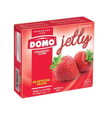 Domo Jelly Strawberry (85g) - Papaya Express