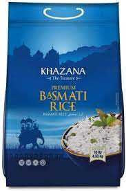 KHAZANA BASMATI RICE BLUE (10LB) - Papaya Express