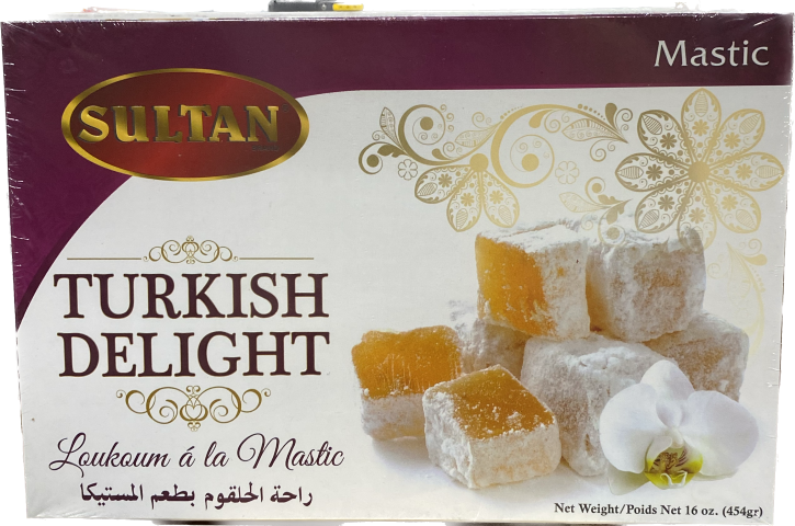 Sultan Mastic Turkish Delight (16oz) - Papaya Express