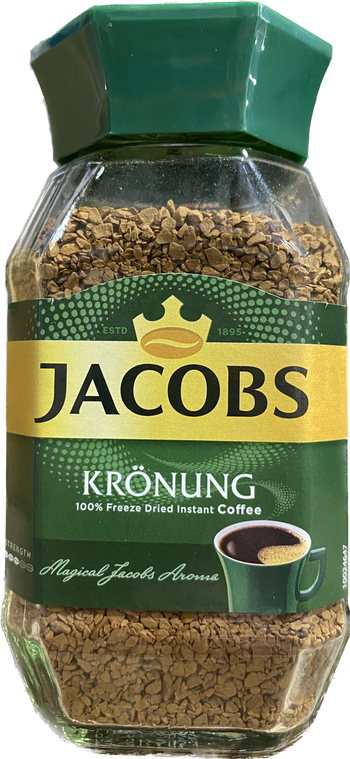 JACOBS KRONUNG INSTANT COFFEE GLASS(100G) - Papaya Express