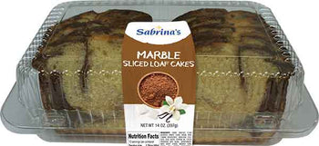 Sabrina's Cake Loaf Sliced Marbel(14oz) - Papaya Express