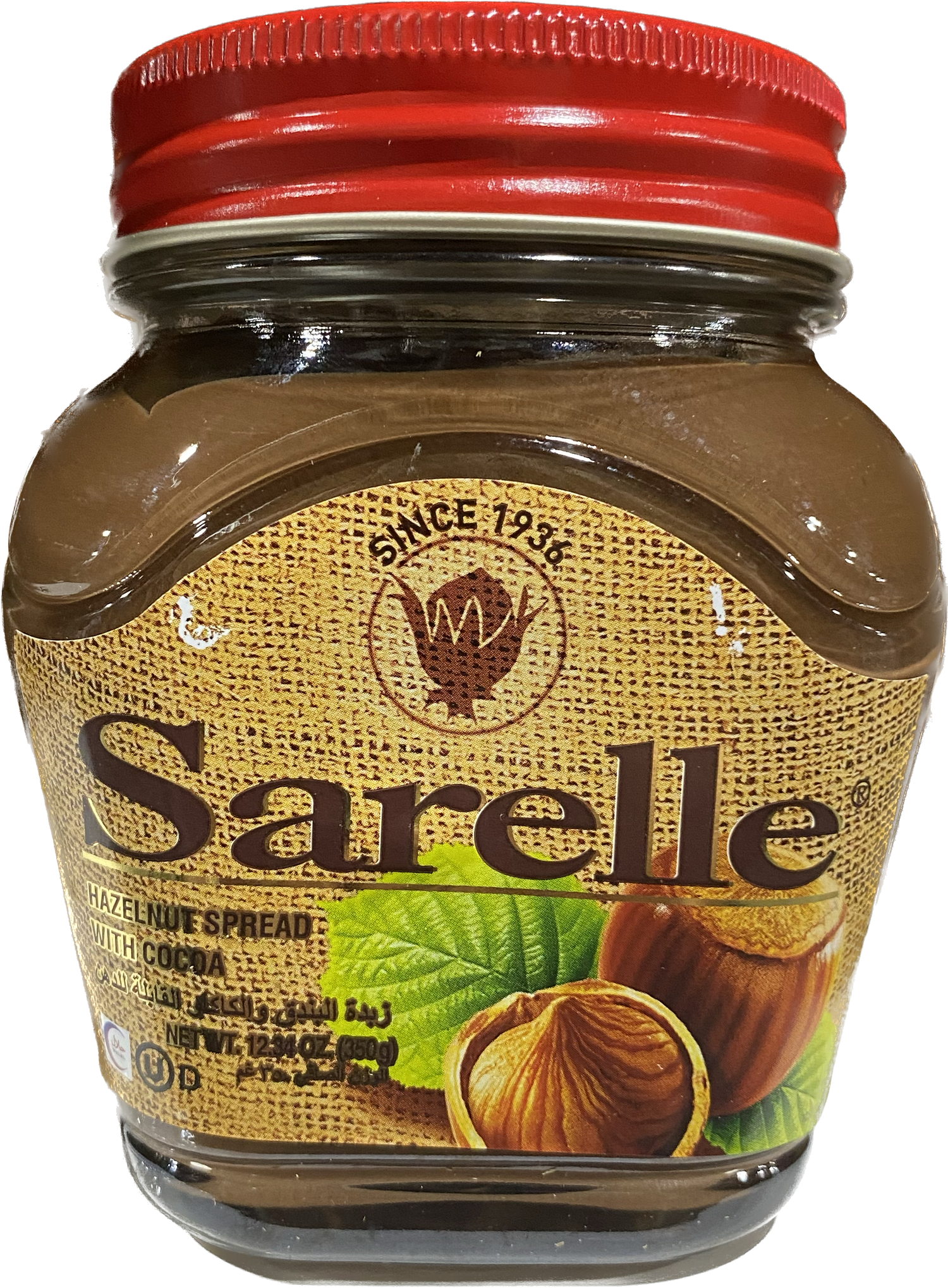 SARELLE HAZELNUT SPREAD W COCOA (350G) - Papaya Express